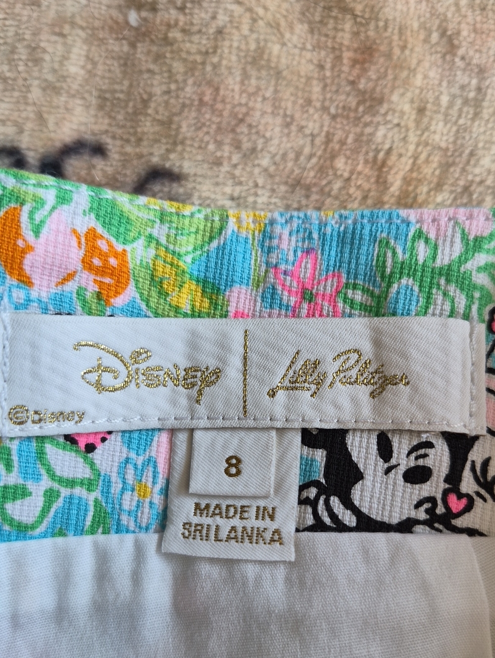 NWT Lilly Pulitzer Disney Size 8 Gardner Skort Lilly Hearts Disney - Picture 2 of 13